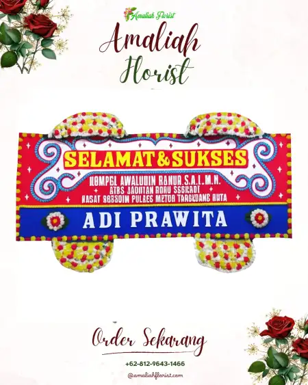 Papan Bunga Ucapan Selamat Songbledeg